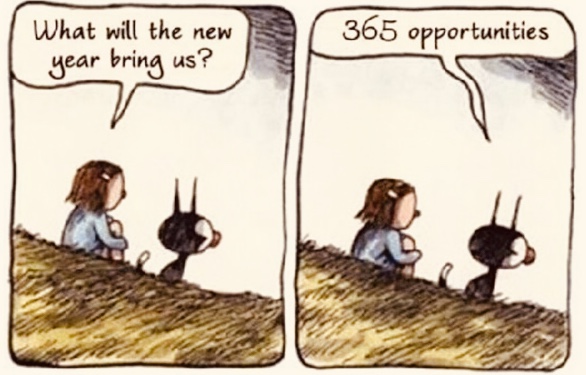 A New Year is 365 days of opportunity!